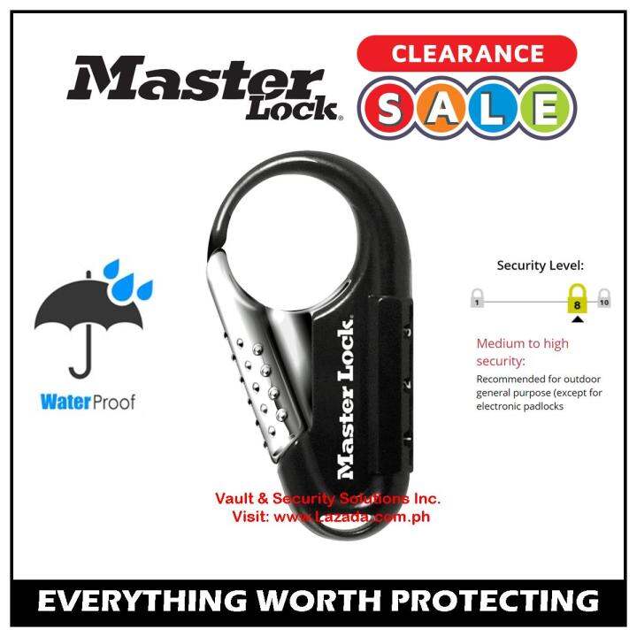 Master Lock 1547DCM MasterLock Combination Back Pack Padlock