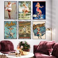 Gil Elvgren Giclee Poster Sexy Fashion Print Product Wall Art Canvas Painting Picture Room Home Decor Retro Mural Without Frame