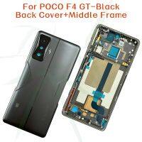 สำหรับ Xiaomi POCO F4 GT 5G ชิ้นส่วนอะไหล่กระจกด้านหลังกรอบภาพ Lcd กรอบกลางฝาหลังปิดโทรศัพท์ F4 Gt