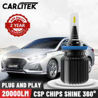 CARLITEK F3 H4 H7 Led Headlight Bulbs 20000LM H27 881 H8 H9 H11 Car Lights For Auto HB4 9007 9006 HB3 9005 Lamps Universal Turbo