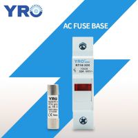 AC 1Sets 1P LED Fuse Holder 690V With 10x38MM Fast Blow Ceramic Fuse Core 0.5A 1A 2A 3A 4A 5A 6A 8A 10A 16A 20A 25A 32A RO15