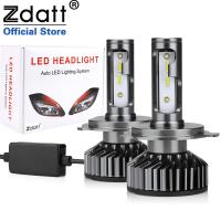 [ANYA Auto Parts] Zdatt หลอดไฟหน้า LED H1 H4 H7 Canbus ชิป CSP 9006 HB3โคมไฟ HB4 H11 H8 H9 6000K 12V หลอดไฟไฟตัดหมอกน้ำแข็งอัตโนมัติ2ชิ้น