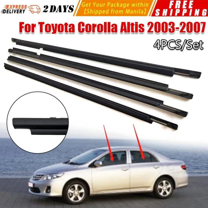 New For Honda Accord 1994 - 1997 DOOR BELT WEATHER STRIP MOLDING SEAL - View #6