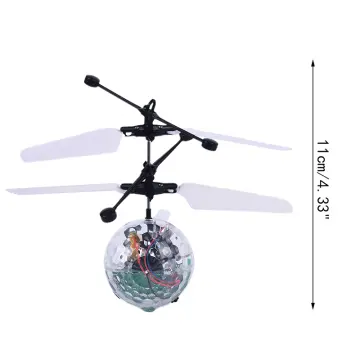 Flying Colored Flashing LED RC Ball! Hover Ball Helicopter 
