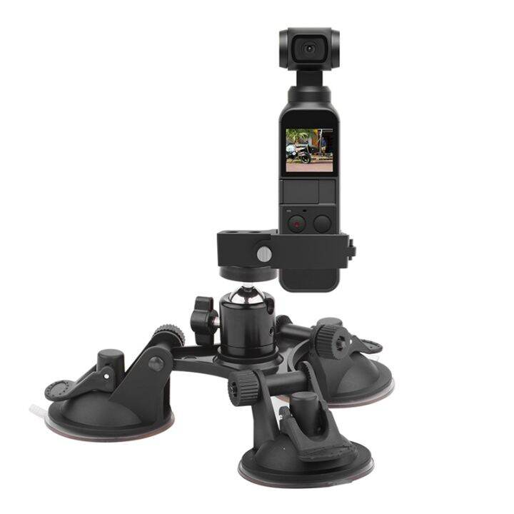 car-holder-triple-vacuum-suction-cup-mount-for-pocket-camera-stabilizer-accessory-with-expansion-adapter