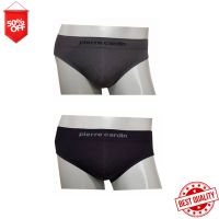 AB Pierre Cardin PC-338 กางเกงในSeamless 1ตัว microfiber 93% elastane 7% มี 3 สี ดำ เทา กรม men underwear ส่งฟรี