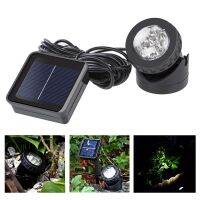 Waterproof Solar LED Landscape SpotlightPond Underwater LightOutdoor Garden Courtyard Lawn Fish Tank Pool Landscape Lighting