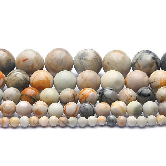 4-6-8-10-12mm-picassoหินธรรมชาติลูกปัดทรงกลมสายคล้องแว่นตาลูกปัดสำหรับdiyสร้อยคออัญมณีสร้อยข้อมือขายส่ง15-strand