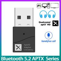 Bluetooth 5.2 Transmitter 5.0 APTX HD LL Low Latency Adaptive USB Wireless Audio Adapter Handsfree Call For PS4 Notebook PC TV