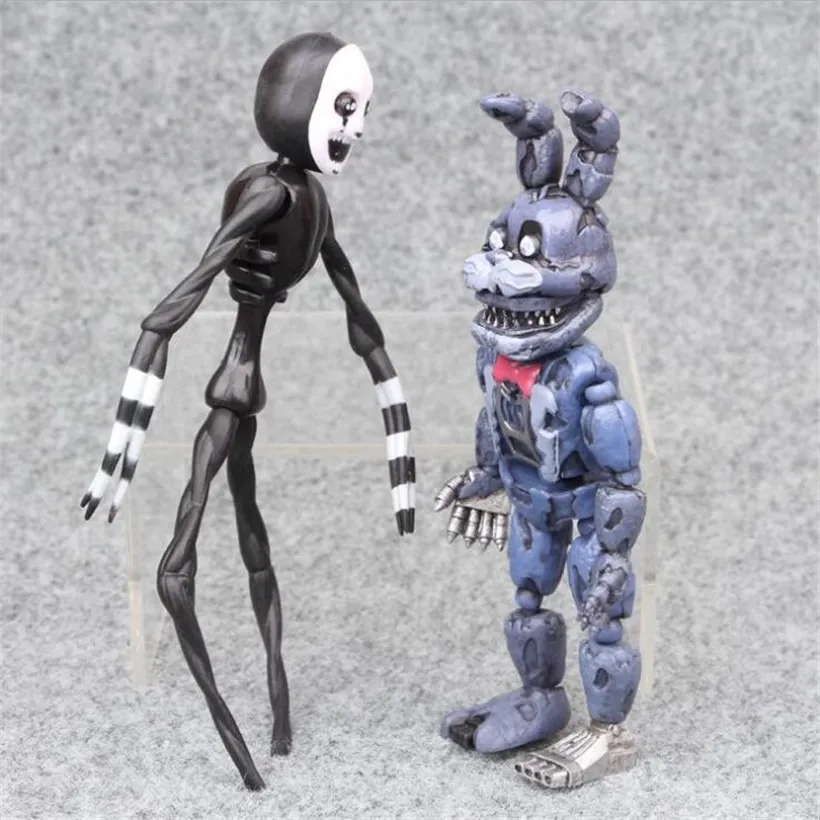 Anime Game Five Nights Freddy Pvc Action Figures Fnaf Freddy Bonnie Chica  Fazbear Bear Dolls Foxy Thriller Adventure Games Doll - AliExpress