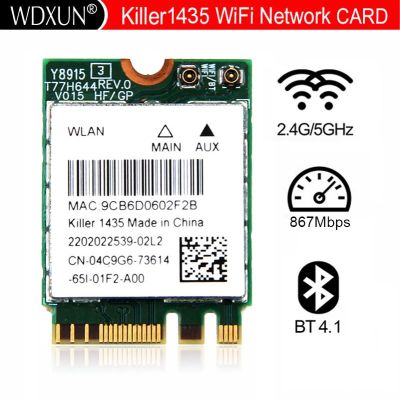 Dual Band Wireless Network Card Atheros QCNFA344A Killer 1435 802.11ac 867Mbps Wifi Bluetooth 4.1 M.2 Better BCM94352Z
