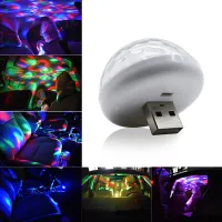 【▼Hot Sales▼】 gewanfu1881881 Rgb ไฟ Led ไฟเวทีขนาดเล็ก Usb นีออนหลากสีภายในรถบ้านแบบพกพาภายในรถดิสโก้ไฟเวที