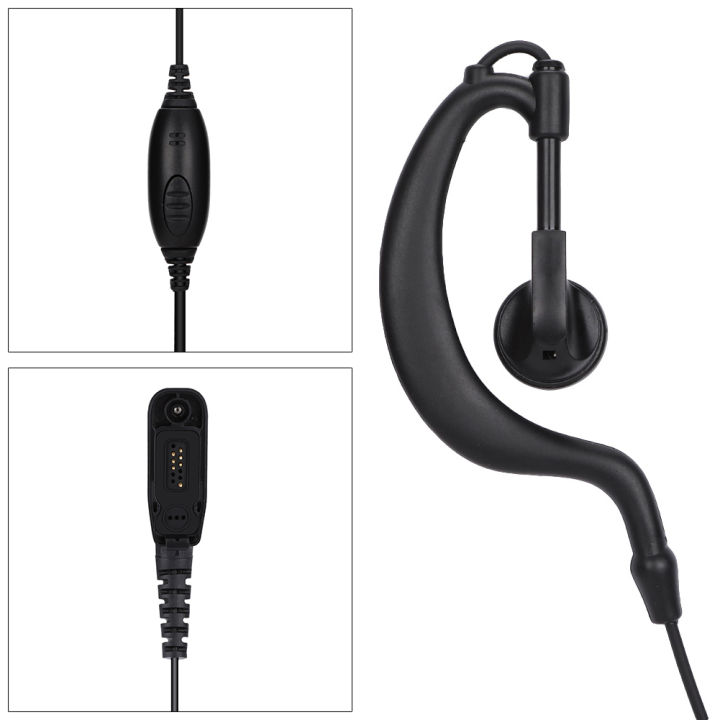 apx7000-g-shape-ear-hook-หูฟังไมโครโฟนสำหรับ-motorola-dp4800-dp4801-p8268-วิทยุใช้ได้กับร้านค้าปลีกความบันเทิงโรงแรมร้านอาหาร