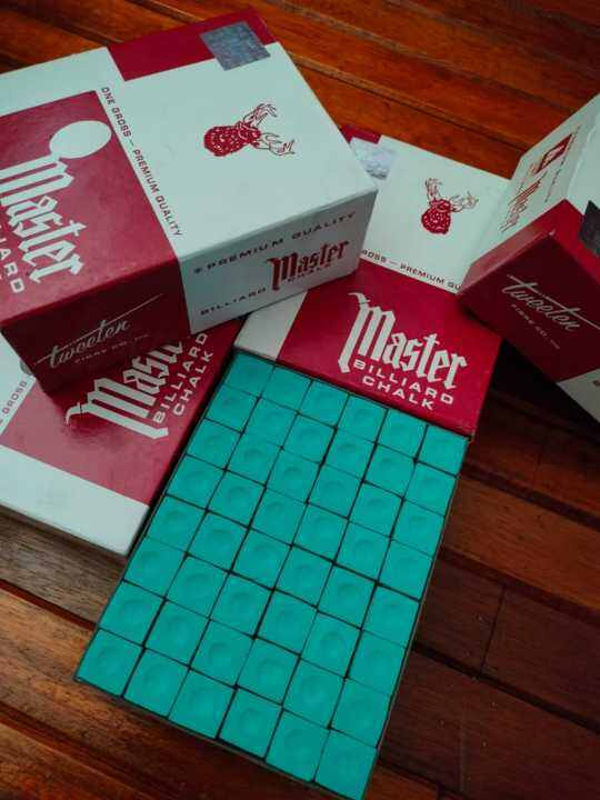 Master Billiard Chalk Original Pool Cue Chalk Snooker Billiard Chalks