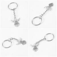 30Pcs Silver Color Angel Key Ring Zinc Alloy Pendant Wedding Birthday Party Baby Shower Baptism Communion