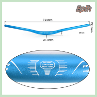 [Epih] ราวสำหรับมือจับแบบอลูมิเนียมอัลลอยแนวนอน MTB ตัวปรับจักรยานขึ้นกลืน720Mm แฮนด์