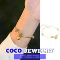 COCOJEWELRY ระฆังจี้สร้อยข้อมือสร้อยข้อมือสไตล์โบราณขั้นตอนโดยขั้นตอนพระราชวังระฆัง Chaoxian ส่งของขวัญแฟนสำหรับสาว