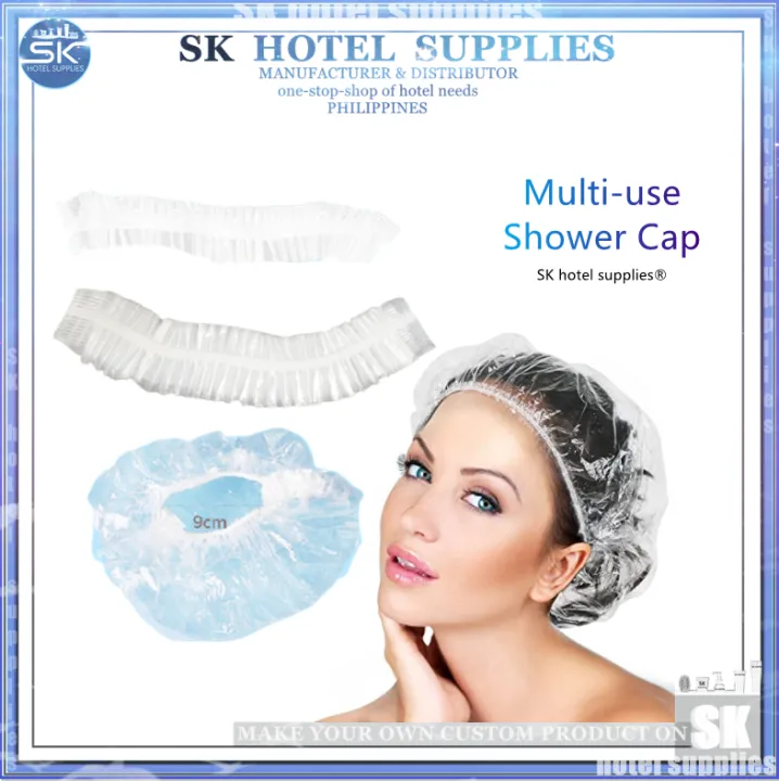【SK】 100 pcs Shower Cap Hotel Amenities Lazada PH