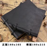 [COD] handmade cowhide leather tied notepad notebook painting book hand-painted sketch spot