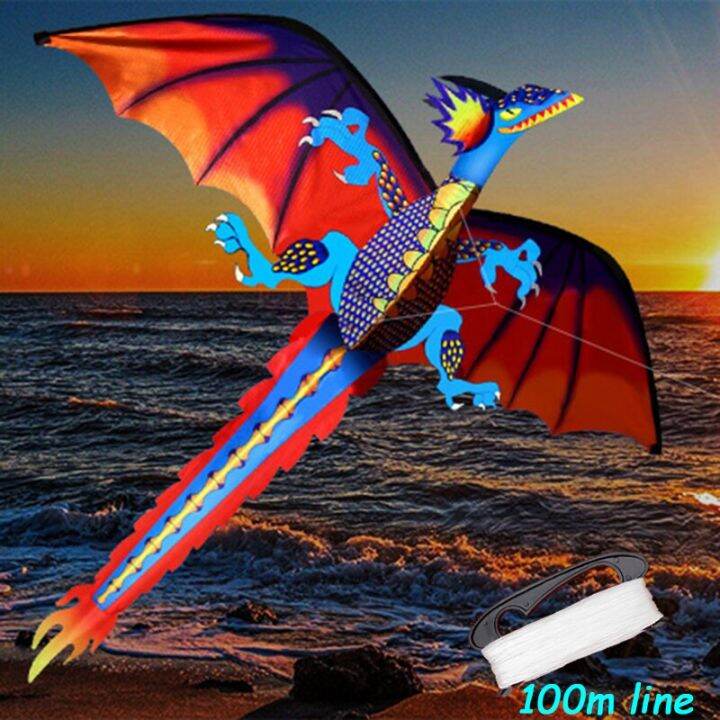 New High Quality Classical Dragon Kite 140Cm X 120Cm Single Line With