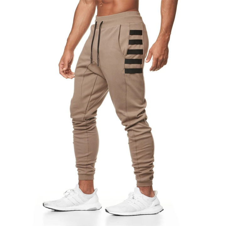 Autumn Casual Pants Men Cotton Joggers Sweatpants Slim Training Trousers Male Gym Fitness Sportswear Running Sports Trackpants