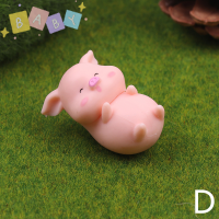 FactoryOutlete?Cheap? MINI CUTE Pig Figurine สัตว์รุ่น MOSS Micro Landscape ตกแต่งบ้าน Miniature Fairy Garden ตกแต่งอุปกรณ์เสริม