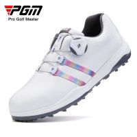 PGM Women Golf Shoes Waterproof Anti-skid Womens Light Weight Soft Breathable Sneakers Ladies Casual Knob Strap Sports XZ208