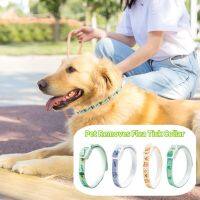 ZZOOI Removes Flea Tick Collar for Dogs Cats Up To Flea Tick Collar Anti-mosquito Insect Repellent Breakaway Cat Collar Water Proof