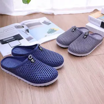 Dép bít mũi nữ vàng Trường Hải da bò thật cao cấp đế xuồng cao 5cm BM04 -  Giá Sendo khuyến mãi: 299,000đ - Mua ngay! - Tư vấn mua sắm &