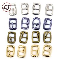 ►✠ Hot sale 30pcs/lot silver gun-black gold bronze 8mm small Square round alloy metal shoes bags Belt Buckles DIY sew accessories