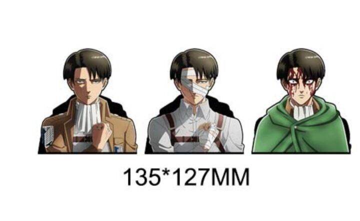 lz-attack-on-titan-3d-anime-stickers-motion-cartoon-self-adhsive-decals-for-car-refrigerator-luggage-waterproof-lenticular-sticker