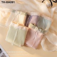 Pure cotton underwear B66 pure cotton womens underwear cotton mid-waist seamless triangle underwear girls underwear cotton underwear women