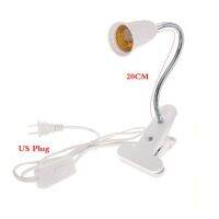 【♘COD Free Cas♘】 langtun703603 สกรู E27 Led สากลขั้วหลอดไฟถาวรขั้วหลอดไฟโคมไฟหัวเตียงสองกิ๊บหนีบผมพร้อมสวิตช์ไฟโคมไฟเสริม