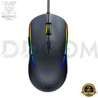 Nubwo Visitor X44 ERGONOMIC Gaming Mouse (เมาส์เกมมิ่ง RGB 6 โหมด 8ปุ่ม ปรับ 6 ระดับ 12800dpi 1000Hz รับประกัน 2 ปี)