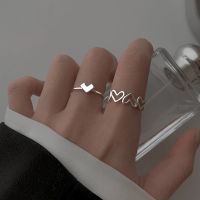 Color Couple Rings Set Shaped Womens Fashion Jewelry for Punk Alloy