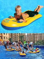 ◘☑∏ Thickened childrens Surfboard swimming ski inflatable floating bed boat with handle toy