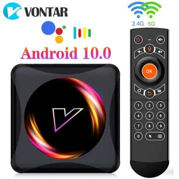 VONTAR X4 Android 11.0 TV Box Amlogic S905X4 4GB 128GB 1000M Dual Wifi 4K  60fps AV1 Google Player  Media Player 32GB 64GB