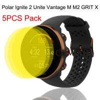 ฟิล์มนิ่มใส HD TPU 5ชิ้นสำหรับ POLAR Vantage V M Ignite Vantage V2 GRIT X Unite ปกป้องหน้าจอ Smartwatch Essories