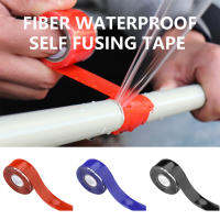 1.5m Hot Universal Super Strong Fiber เทปยางกันน้ำ Self-adhesive Stop Leaks Seal Repair เทป Self Fusing ลวดเทป-Shop5798325