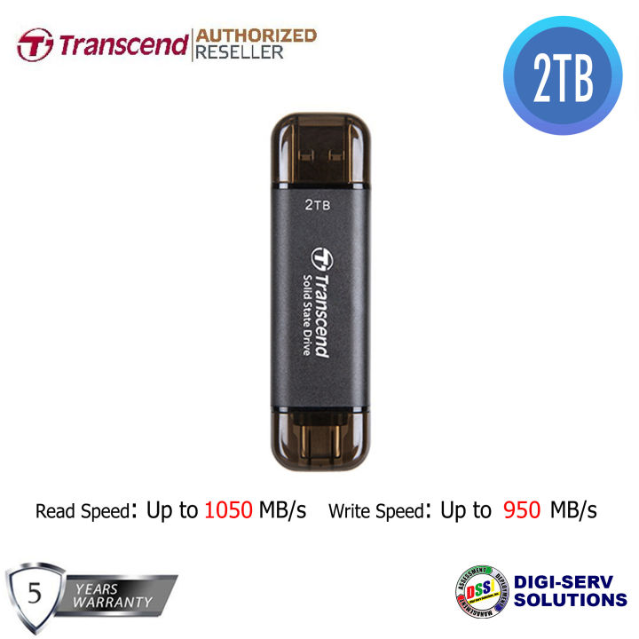 Vásárlás: Transcend ESD310C 2TB USB 3.2 (TS2TESD310C) Külső SSD