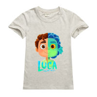 Luca เสื้อท่อนบนเสื้อยืดเด็กเด็กหญิงเด็กชายอ่อนพิมพ์ลายเสื้อ100% แขนสั้นผ้าคอตตอน0000เด็กหญิงเด็กชายสำหรับฤดูร้อน