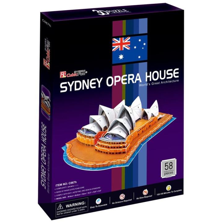 3d-puzzle-ซิดนีย์โอเปร่าเฮาส์-ประเทศออสเตรเลีย