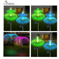 Solar Jellyfish Lamp Outdoor Double Layer Star Moon Jellyfish Lamp Garden Lamp Reed Christmas Floor Outlet Garden Decorative Lights CHN-Q