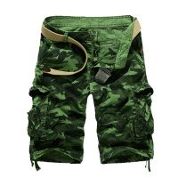 ใหม่หลวมกางเกงขาสั้นชาย Cool ฤดูร้อนทหาร Camo กางเกงขาสั้น Homme กางเกงขาสั้น Drop ShippingTH