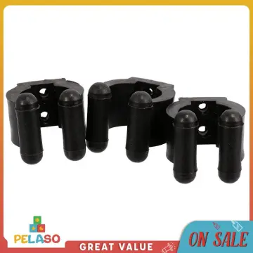 6pcs Pool Cue Clip Pool Cue Rack Wall Mounted Fishing Rod Rack