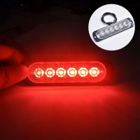 MARBIT 6LED Car Strobe Warning Light Grill ไฟกระพริบไฟฉุกเฉิน