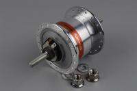 Shimano DH-2N40พาวเวอร์ฮับมอเตอร์ดรัม6V-2.4W,ฮับไฟฟ้าหน้าจักรยานญี่ปุ่นรู36