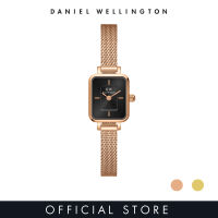 Daniel Wellington Quadro Mini Onyx Rose gold / Gold 15.4x18.2mm  - Watch for women - Stainless steel watch - DW - Womens watch - Female watch - Ladies watch - fashion casual