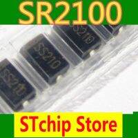 SR2100ไดโอด Schottky SMD SS210ใหม่100ชิ้น SS210 SMA 214AC