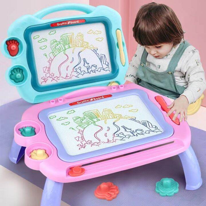 HNTOB Mini Magic Slate Kids Children Drawing Sketchpad Table graffiti learning board